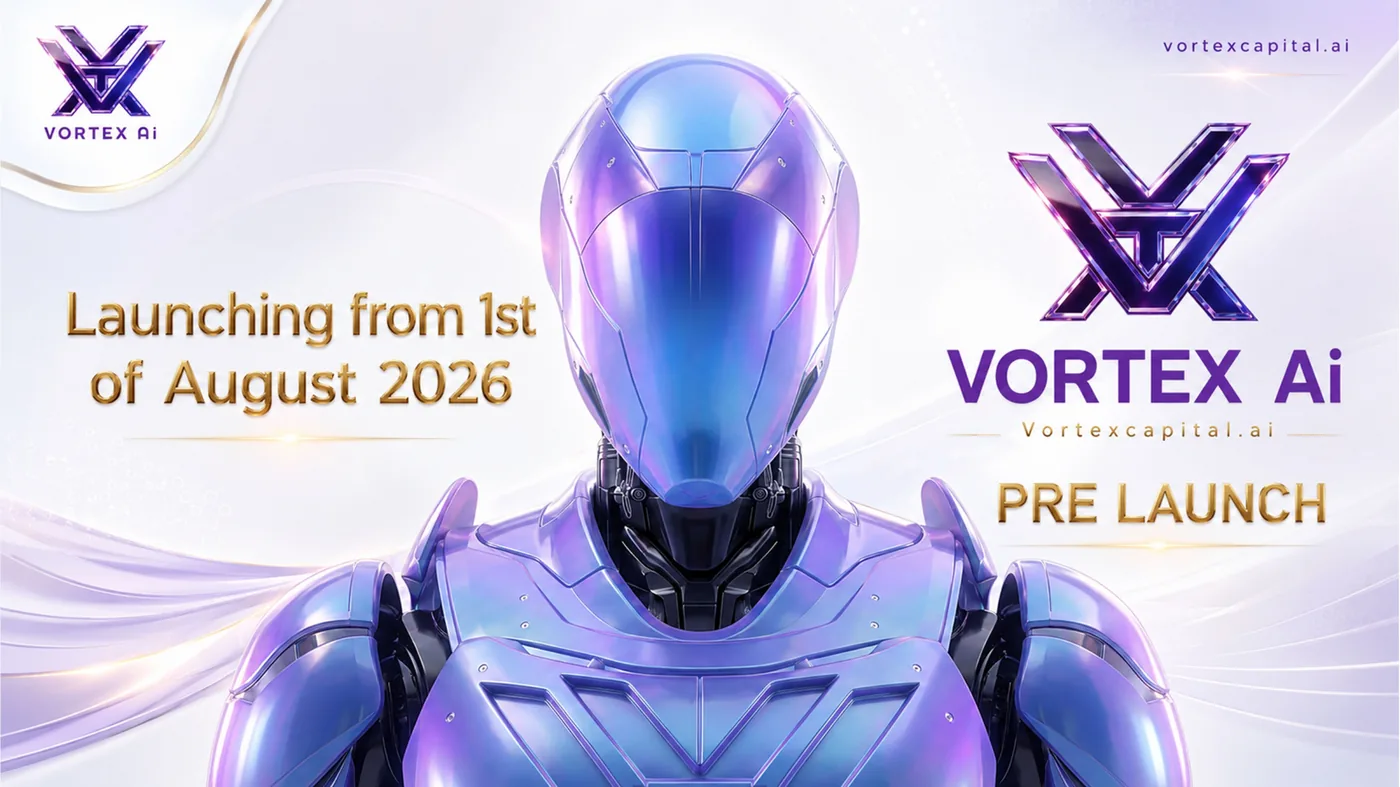 Vortex AI prelaunch presentation visual